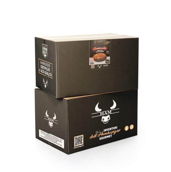 AMERICANO MONSTER BLACK ANGUS MAXI BURGER 380 g Pz. 8
