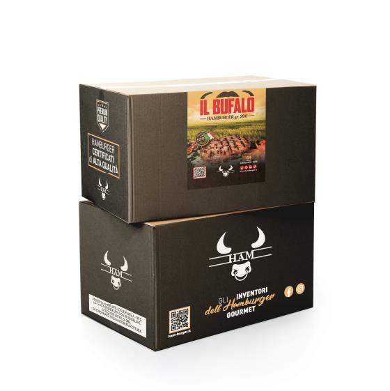 HAMBUGER DI BUFALO 200 g Pz. 12