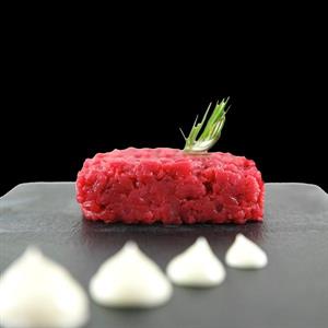 LA CRUDA TARTARE DI FASSONA  100gr.Pz.10 Kg. 1