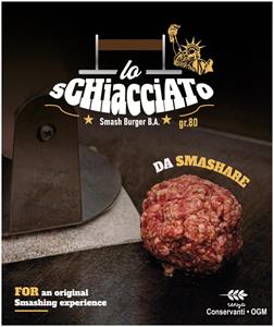 LO SCHIACCIATO- SMASH BURGER B.A.- 80 g  PZ.100 KG 8,00